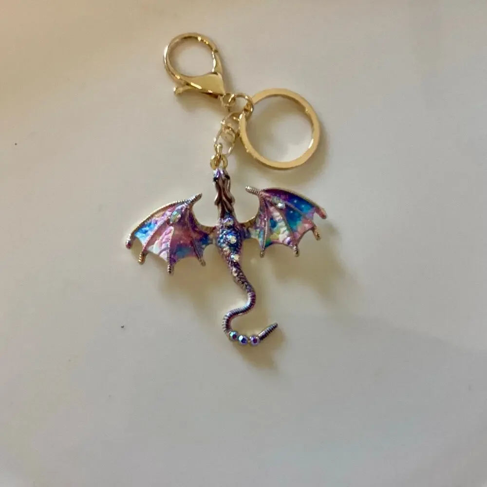Fantasy Western Dragon Keychain
